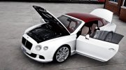 Bentley Continental GT 2014 для GTA San Andreas миниатюра 6