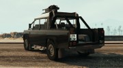 Land Rover 110 Pickup Armoured with Deactivated Turret 1.1 for GTA 5 miniature 3