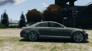 Mercedes Benz S63 Amg для GTA 4 миниатюра 5
