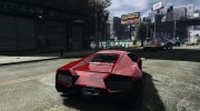 Lamborghini Reventon для GTA 4 миниатюра 4