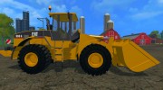 CAT 966G WHEEL LOADER for Farming Simulator 2015 miniature 3