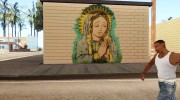 Граффити GTA V  Дева Мария para GTA San Andreas miniatura 8