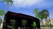 Monster Energy bus by YaroSLAV for GTA San Andreas miniature 4