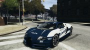 Bugatti Veryon SS COP for GTA 4 miniature 1