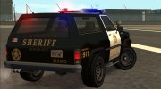 GTA IV Declasse Sheriff Rancher (ImVehFt) para GTA San Andreas miniatura 2