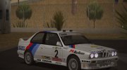 1988 BMW E30 M3 Race Car para GTA San Andreas miniatura 1