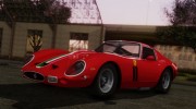 1962 Ferrari 250 GTO (Series I) для GTA San Andreas миниатюра 9