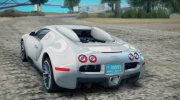 Bugatti Veyron для GTA San Andreas миниатюра 2