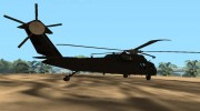 UH-60 Silent Hawk para GTA San Andreas miniatura 2