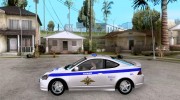 Acura RSX-S Полиция para GTA San Andreas miniatura 2