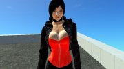Ada Wong Sexy Jacket Corset for GTA San Andreas miniature 1