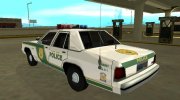 Ford LTD Crown Victoria 1991 Miami Dade Metro Police для GTA San Andreas миниатюра 4