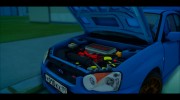 Subaru Impreza WRX STI 2004 для GTA San Andreas миниатюра 7