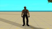 Postal dude в камуфляжной майке 10 для GTA San Andreas миниатюра 2