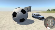 Гигантский футбольный мяч для BeamNG.Drive миниатюра 1