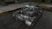 Камуфлированный скин для PzKpfw III для World Of Tanks миниатюра 1
