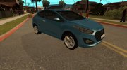 2013 Hyundai i30 3-door hatchback para GTA San Andreas miniatura 2