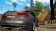 2012 Audi S8 [ImVehFt] v1.1 para GTA San Andreas miniatura 4