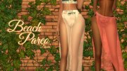 Beach Pareo для Sims 4 миниатюра 1