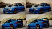 Subaru Impreza 22b STi  HQLM (Paintjobs Pack 2) для GTA San Andreas миниатюра 8