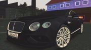 Bentley Continental GT 2016 для GTA San Andreas миниатюра 2