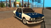 BMW 525E (E28) ГАИ 1987 для GTA San Andreas миниатюра 2