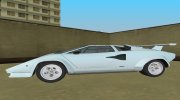 Lamborghini Countach LP500 Quattrovalvole 1985 v1.1 для GTA Vice City миниатюра 3