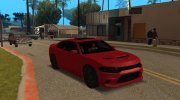 Dodge Charger SRT Hellcat 2019 (Low Poly) для GTA San Andreas миниатюра 3