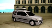 2007 Dacia Logan MCV 1.5dci для GTA San Andreas миниатюра 3
