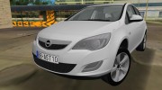 2011 Opel Astra для GTA Vice City миниатюра 1