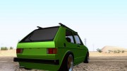VW Mk1 для GTA San Andreas миниатюра 3