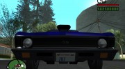 Chevy Nova NOS DRAG Beta para GTA San Andreas miniatura 7