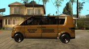 Metro Taxi 2054 для GTA San Andreas миниатюра 2