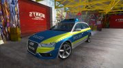 Audi A4 Avant (B8) German Polizei для GTA San Andreas миниатюра 1