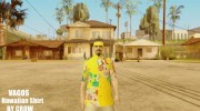Vagos in hawaiian shirt для GTA San Andreas миниатюра 1