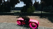 Мотоцикл из Трон (красный неон) для GTA 4 миниатюра 4
