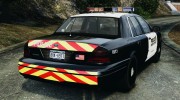 Ford Crown Victoria Police Interceptor 2003 Liberty City Police Department [ELS] para GTA 4 miniatura 3