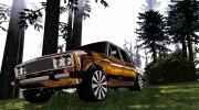 VAZ 2106 Gold Chrome (Azerbaijan Avtosh Style) for GTA San Andreas miniature 6
