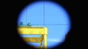 White Chrome Sniper Rifle для GTA San Andreas миниатюра 4