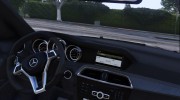 2014 Mercedes-Benz C63 AMG W204 1.0 для GTA 5 миниатюра 4
