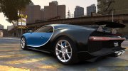2017 Bugatti Chiron for GTA 4 miniature 3