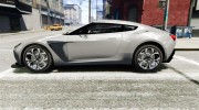 Aston Martin V12 Zagato 2011 v1.0 для GTA 4 миниатюра 2