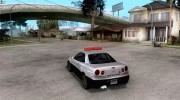 Nissan Skyline Japan Police para GTA San Andreas miniatura 3