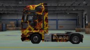 Скин Magma для MAN TGX para Euro Truck Simulator 2 miniatura 4