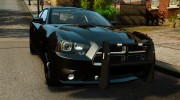 Dodge Charger R/T Max FBI 2011 [ELS] for GTA 4 miniature 1