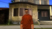Claude Prison Uniform GTA 3 для GTA San Andreas миниатюра 1
