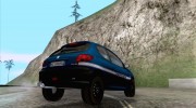 Peugeot 206 Police para GTA San Andreas miniatura 4