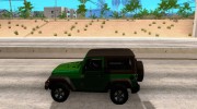 Jeep Wrangler Rubicon 2012 для GTA San Andreas миниатюра 2