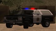Ford Bronco Police 1982 IVF для GTA San Andreas миниатюра 2