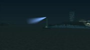 Работающий прожектор на маяках и пирамиде для GTA San Andreas миниатюра 2